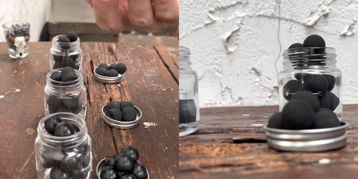 AOOHYEO Reusable 0.68 Caliber Paintballs describing paintballs