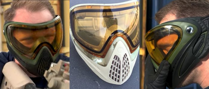 DyePrecision I4 Thermal Paintball Goggl- 1st best paintball mask describing with shoot