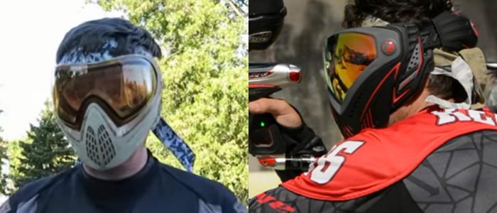 Dye i5 Paintball Goggle 3rd best paintball mask describing shoots