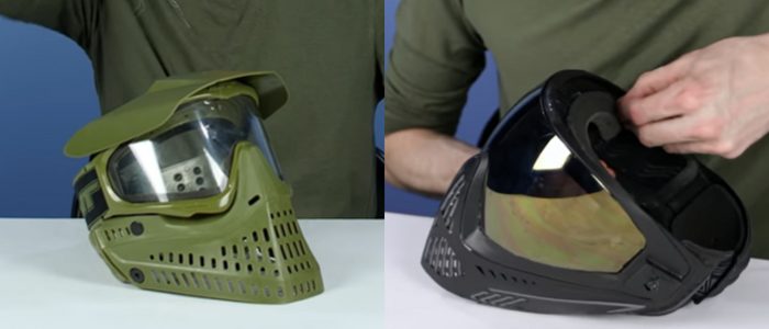 JT premise paintball goggle describing mask
